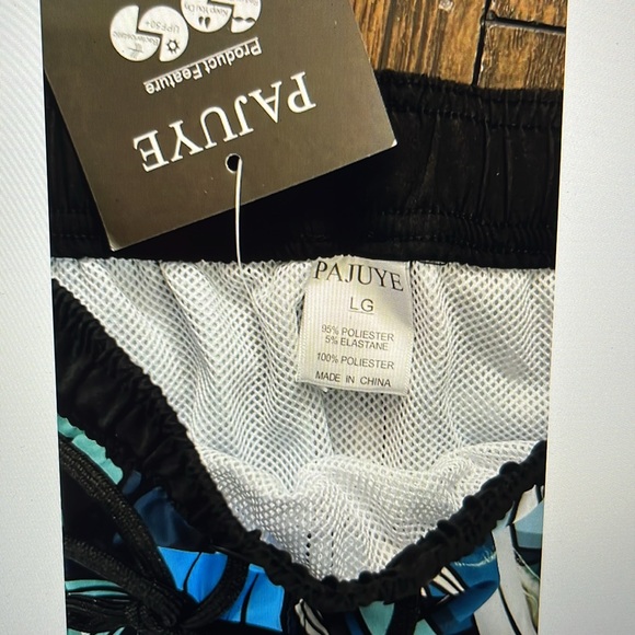 Men's Large Swim Trunk Beach Swimming Mesh Liner Zipper Pocket Quick Dry - Picture 4 of 5